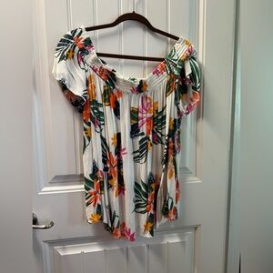 Old Navy Multicolor Floral Blouse